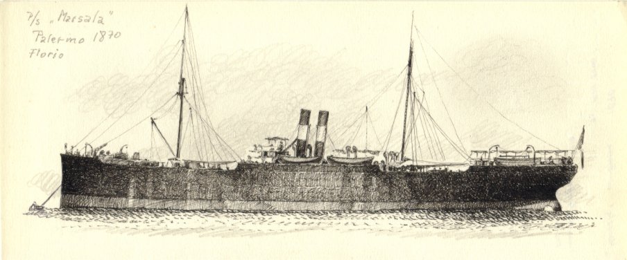 1870 - Piroscafo 'Marsala'